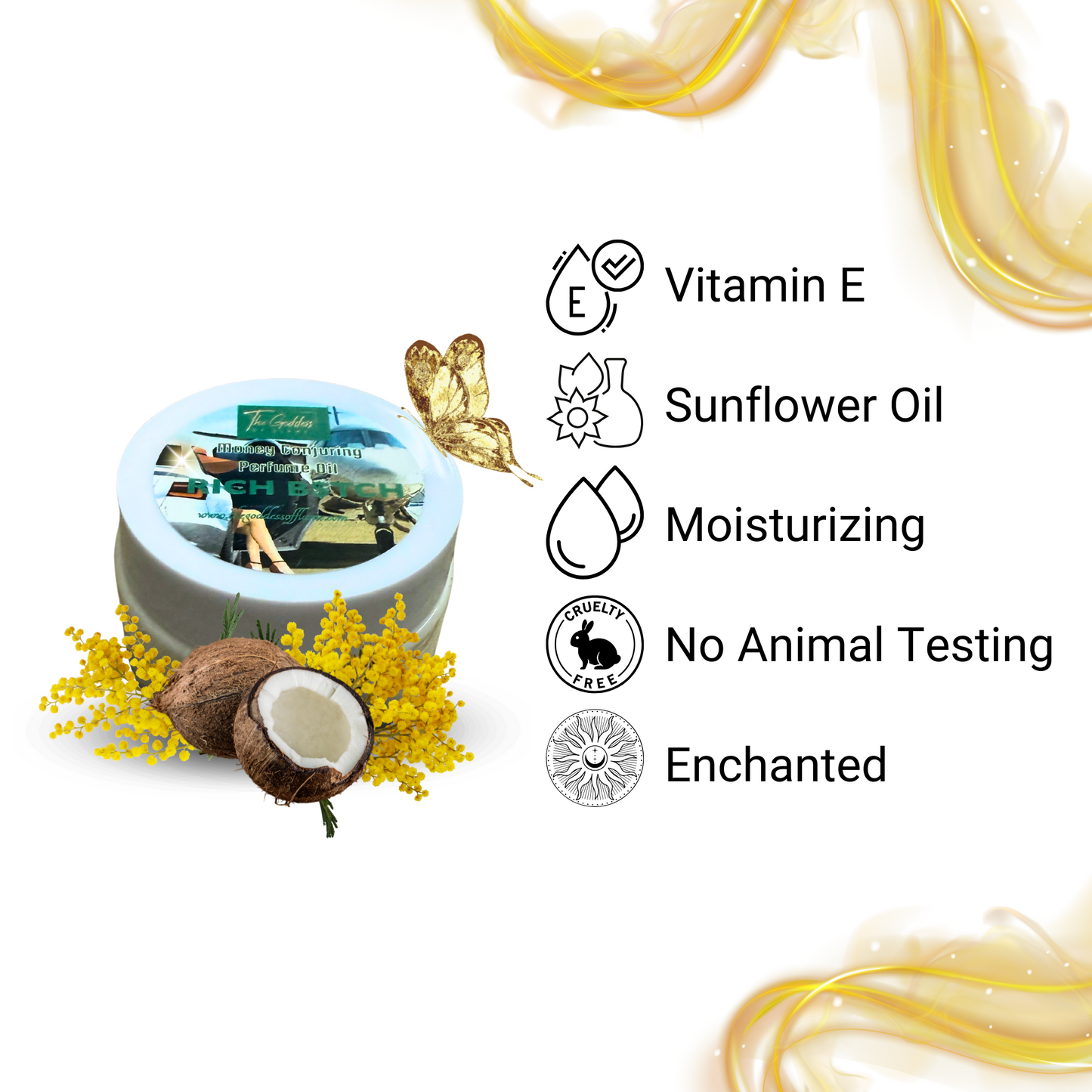 Rich B$tch Body Butter – Luxury Manifestation Skincare for Abundance & Glow