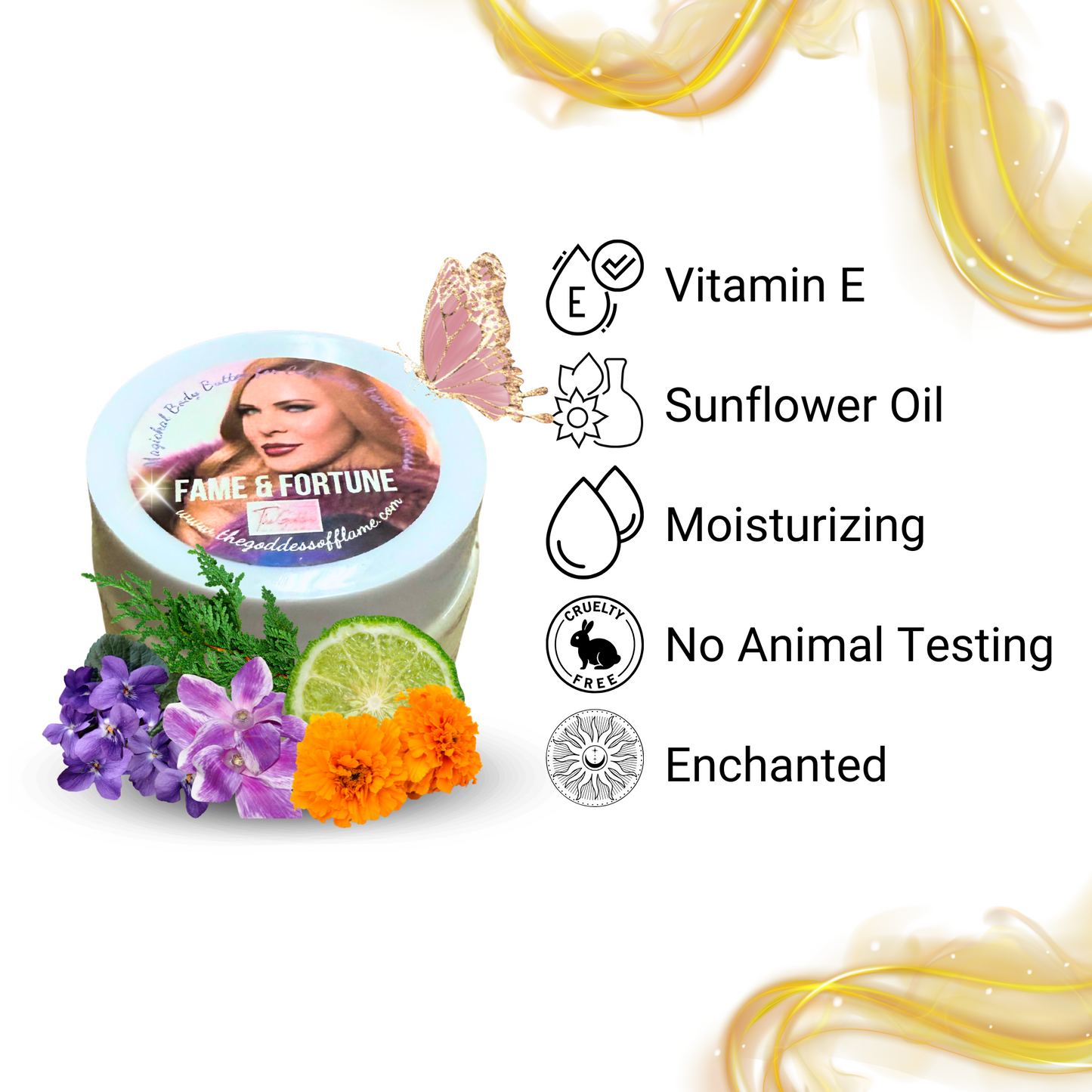 Fame & Fortune Body Butter – Manifest Wealth, Confidence & Magnetic Energy