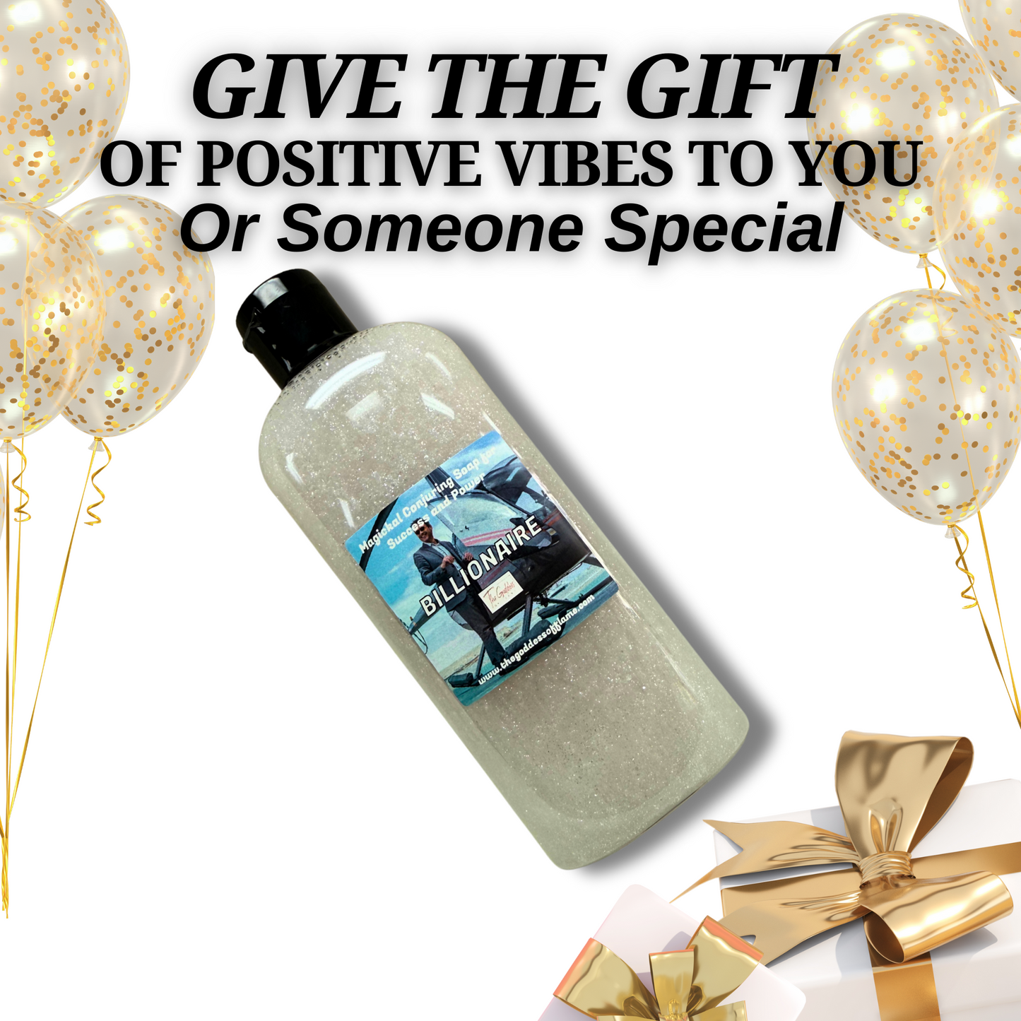 Billionaire Shower Gel - Attracts Abundance, Wealth Mindset, Enhances focus and Ambition