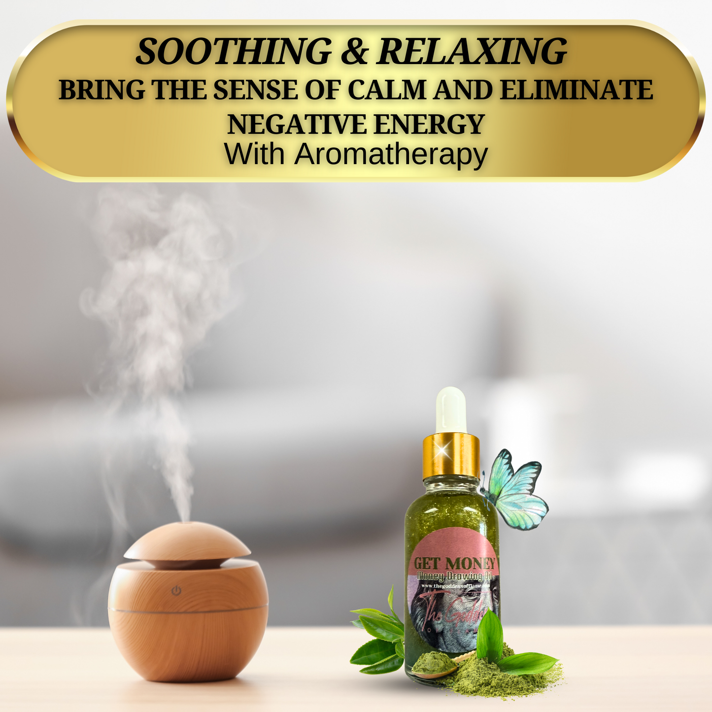 Get Money Drawing Anointing Oil Dropper - Cash Flow, Abundance & Wealth Rituals
