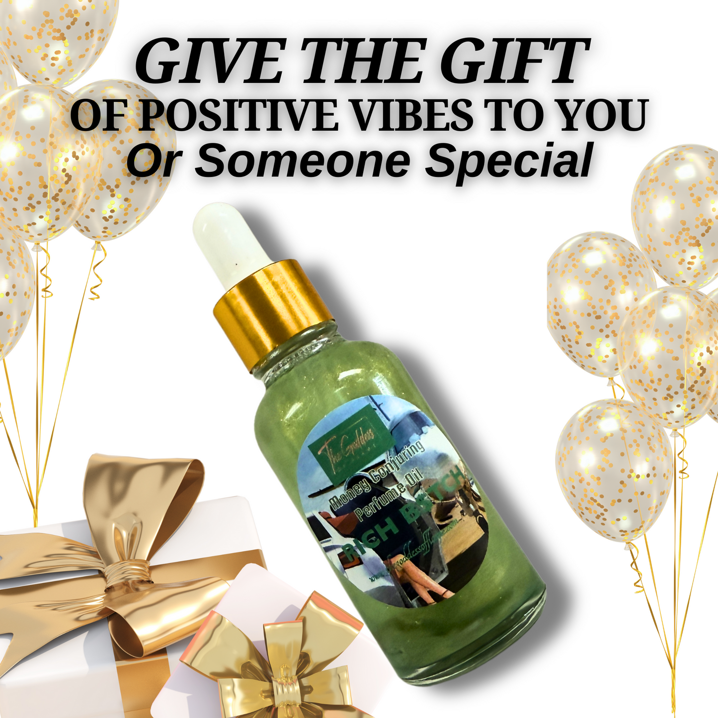 Rich B$tch Conjuring Oil - Manifest Wealth, Abundance, Luxury life & Cash flow