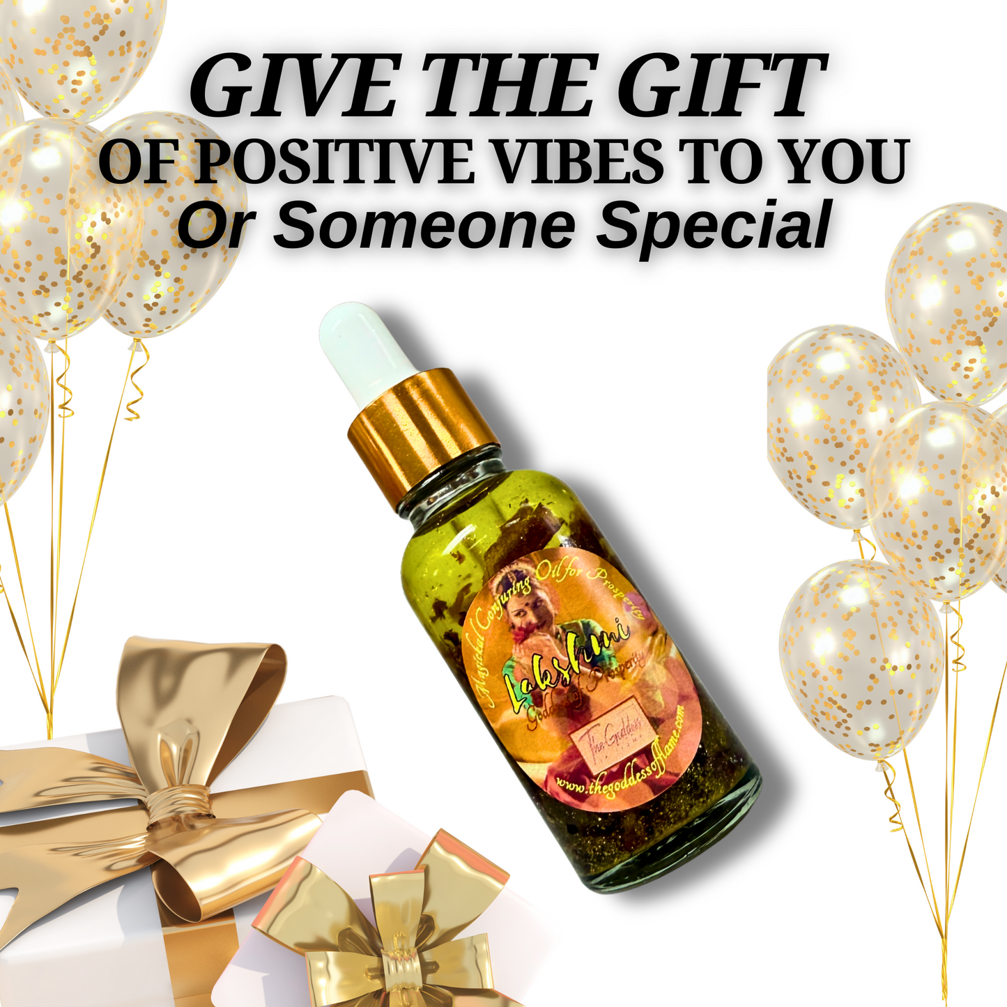 Lakshmi Oil – Ritual Anointing Oil for Wealth, Prosperity & Divine Beauty
