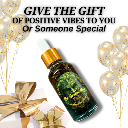 The Green Man Oil – Ritual & Anointing Oil for Abundance, Fertility & Earth Magic