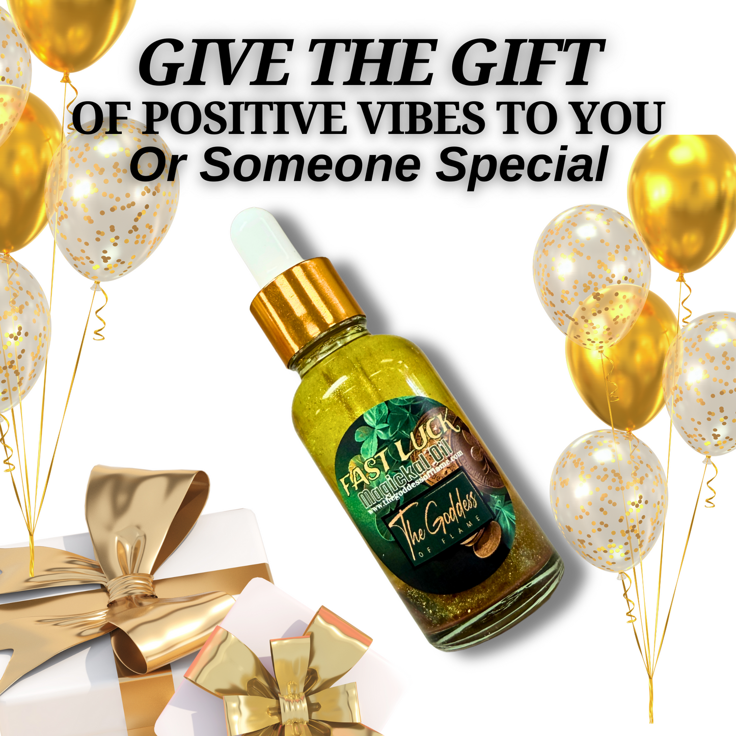 Fast Luck Oil – Ritual & Anointing Oil for Prosperity, Love & Good Fortune