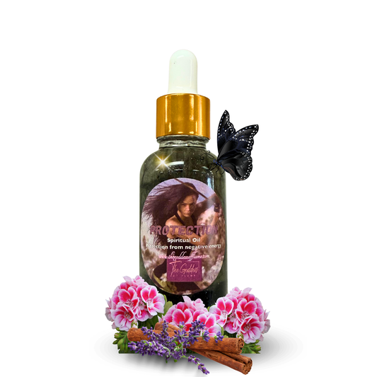 Protection Oil Dropper for Banishing Negativity and Spiritual Defense