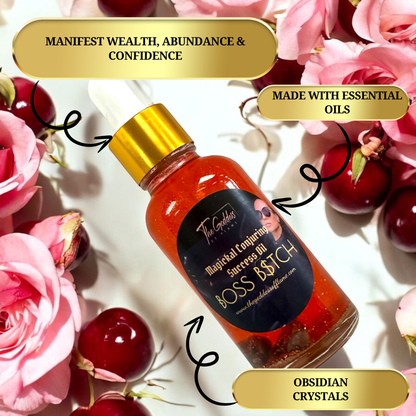 Boss B$tch Anointing Oil Dropper - Manifest Wealth, Abundance & Confidence