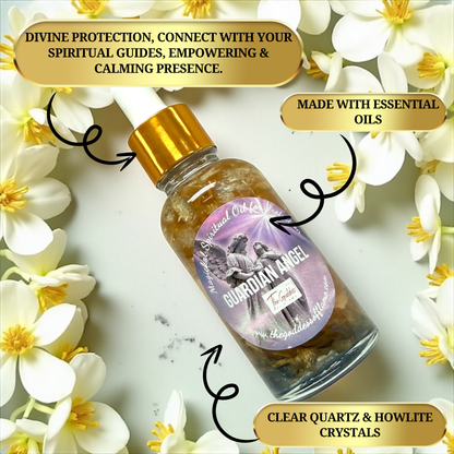 Spiritual guardian angel oil for peace and clarity