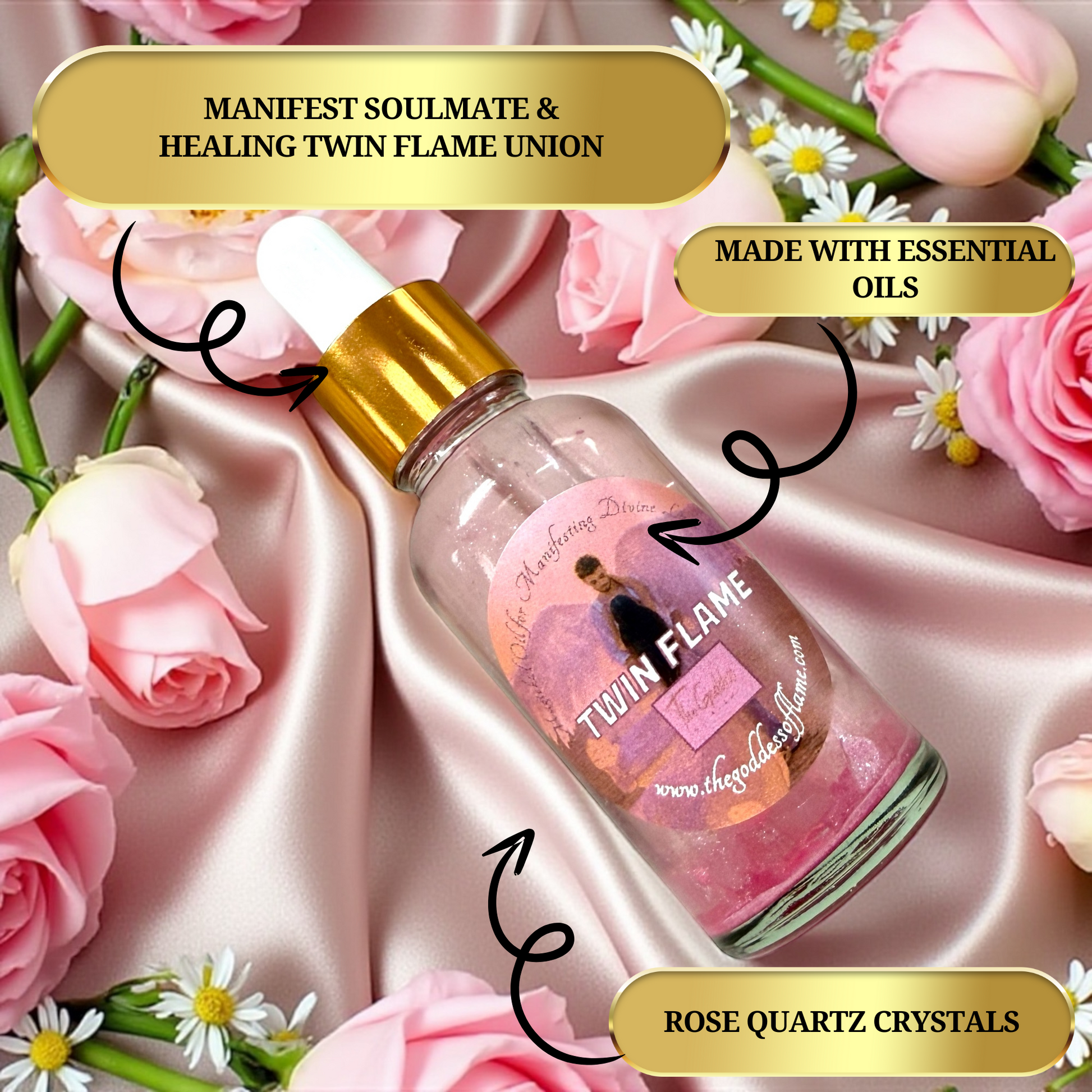 Ritual oil for passion, divine union, and heart chakra healing