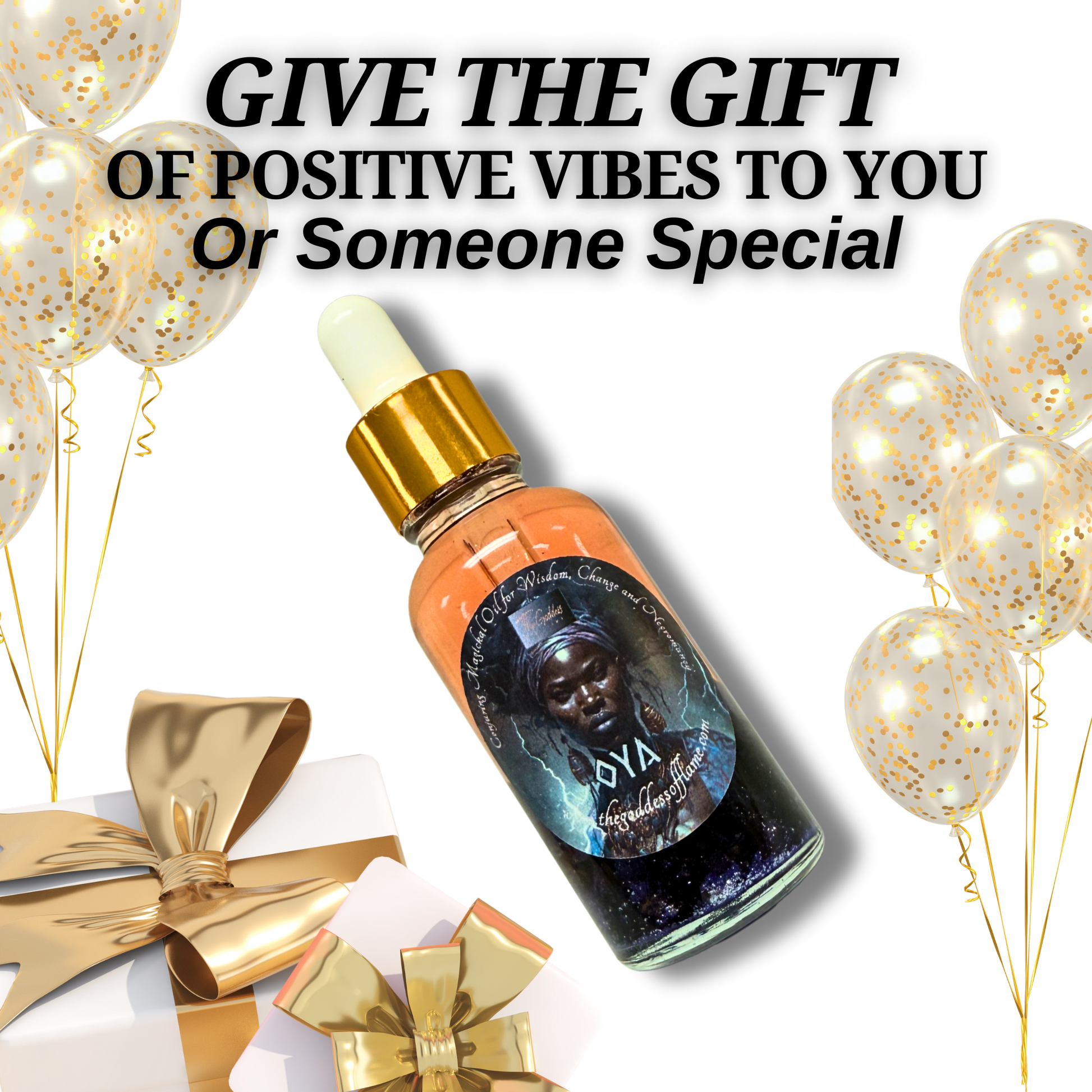 Transformation ritual oil inspired by Orisha Oya
