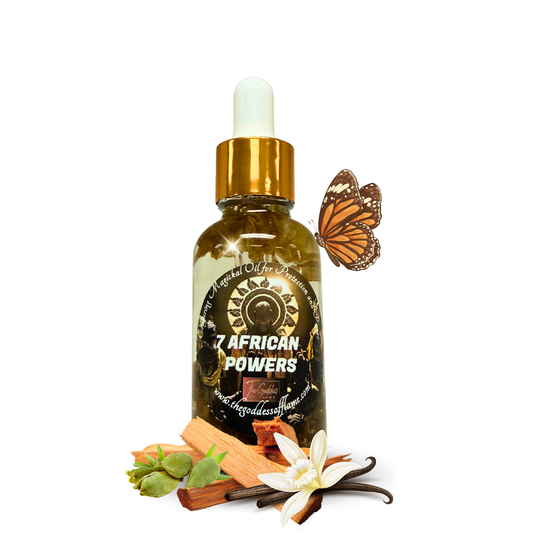 7 African Orishas Oil Dropper for protection and spiritual alignment