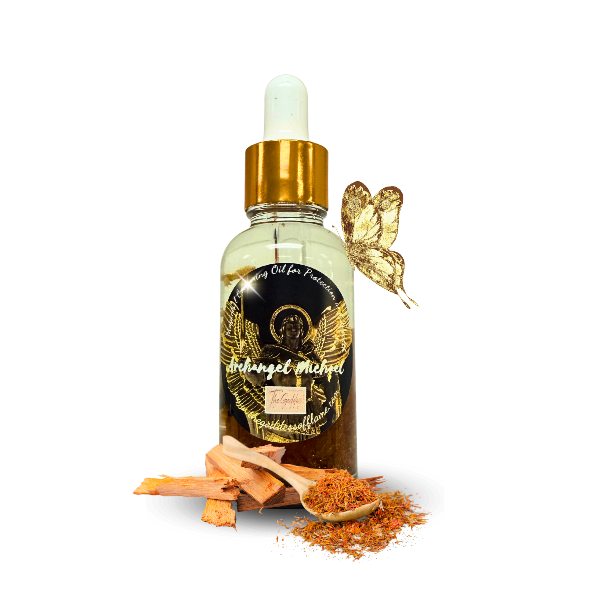 Archangel Michael Oil Dropper for protection and spiritual defense
