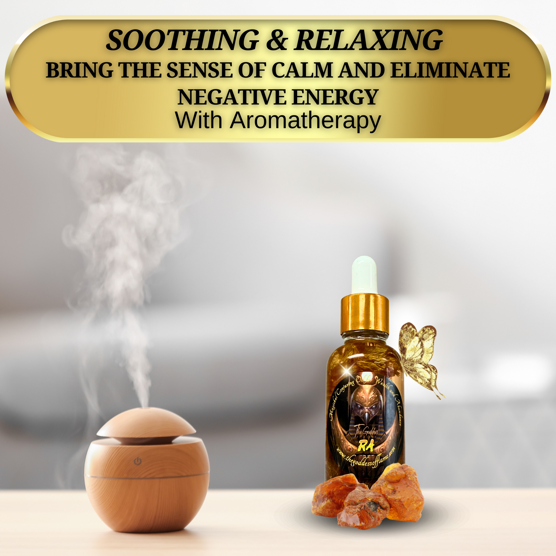 Wiccan and Pagan solar energy oil for success and confidence