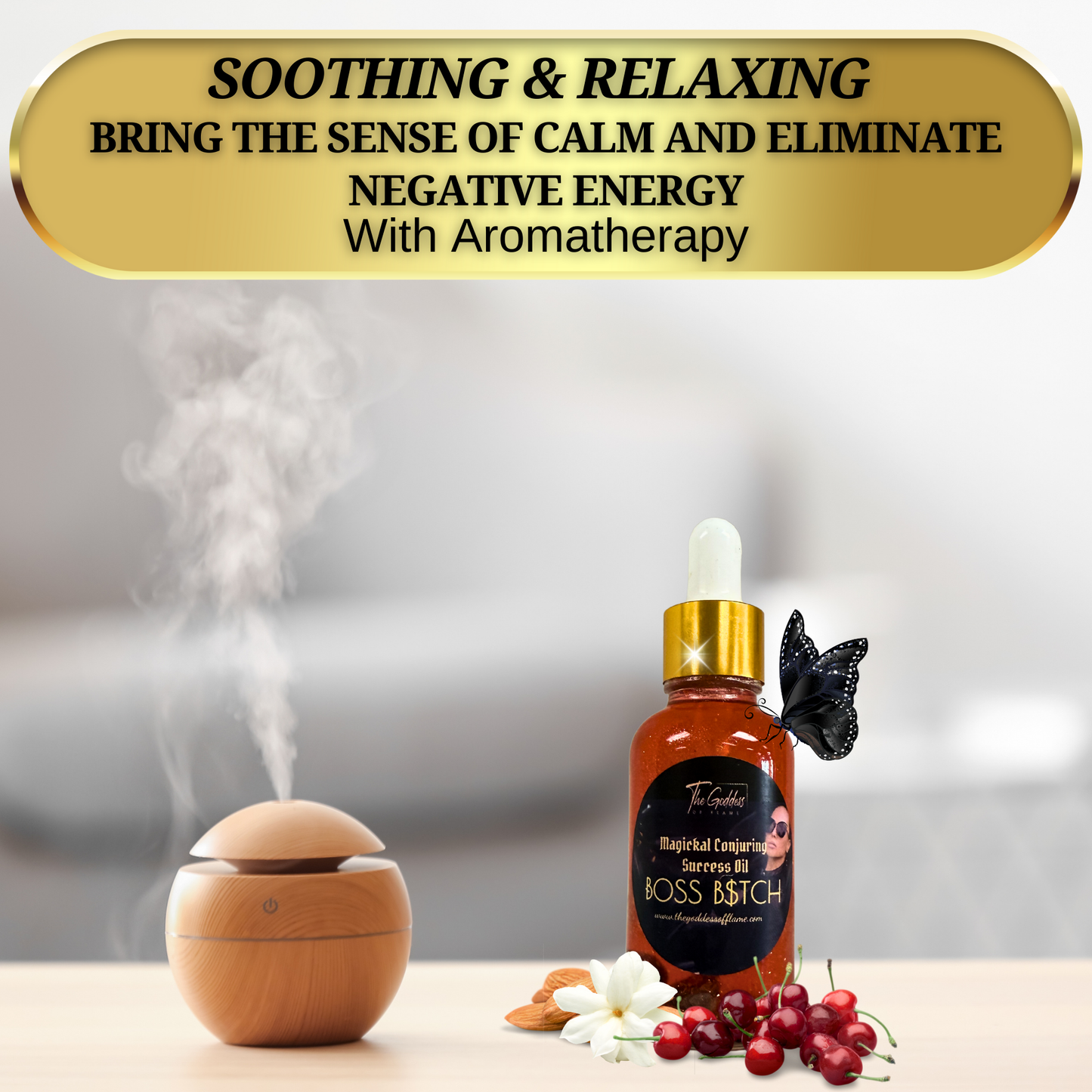 Boss B$tch Anointing Oil Dropper - Manifest Wealth, Abundance & Confidence