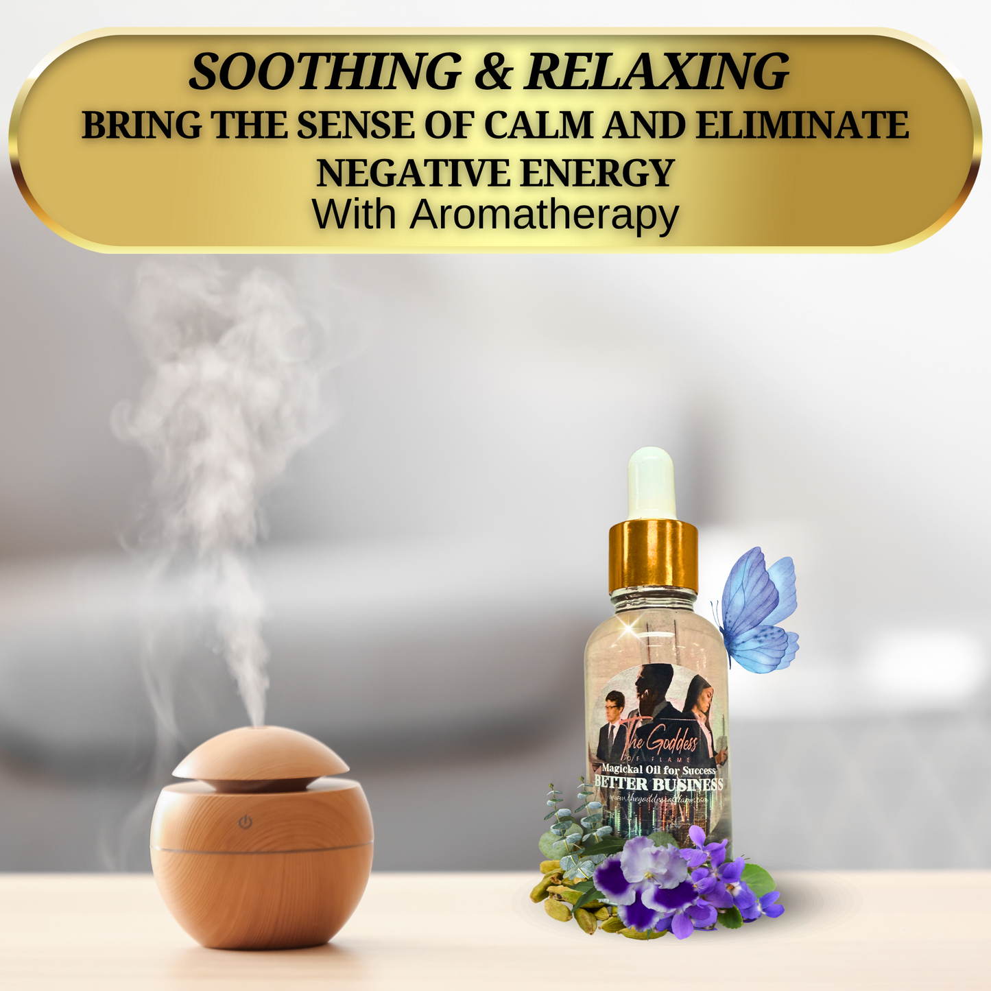 Prosperity altar oil with candle and money petition