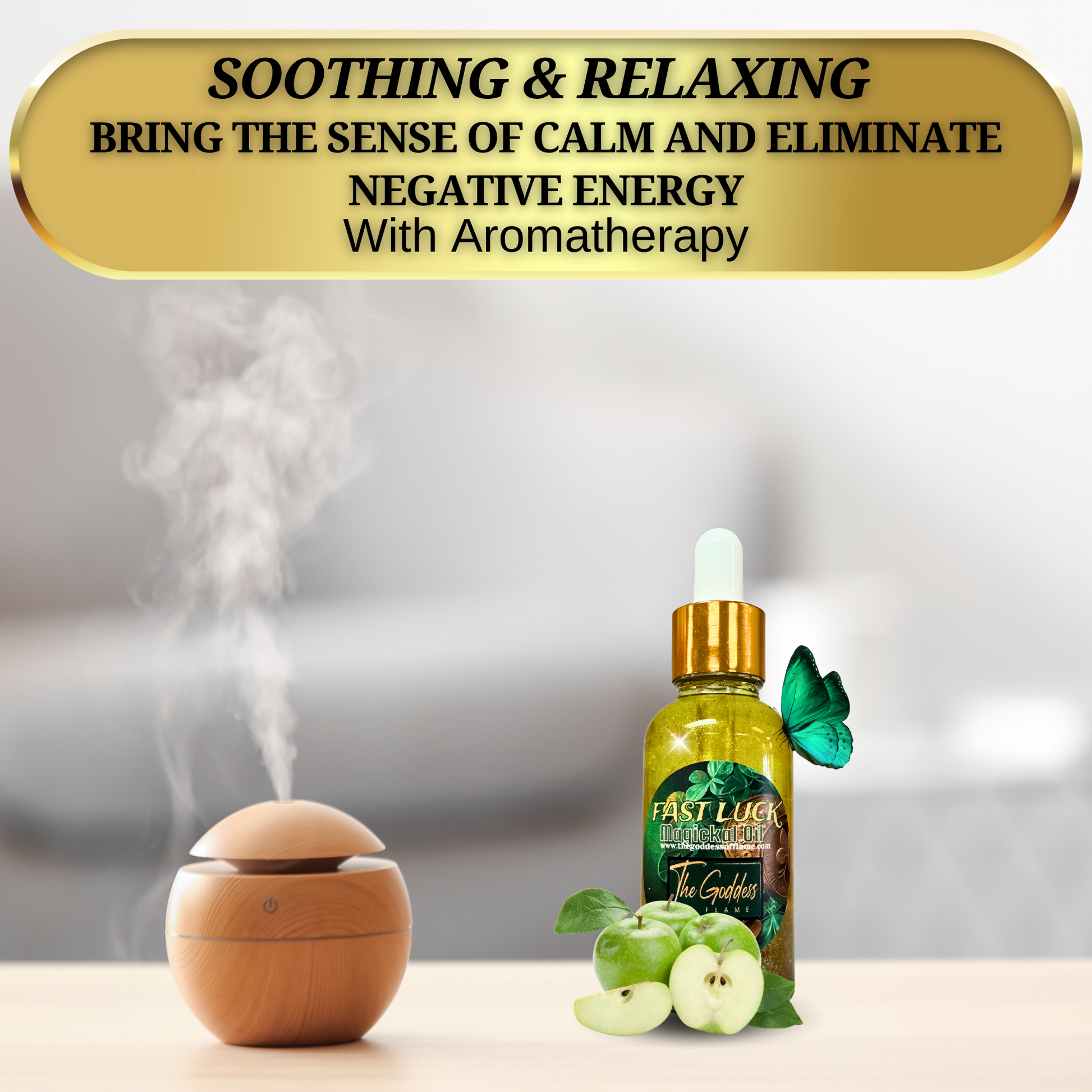Pagan and Wiccan Fast Luck anointing oil for prosperity and love