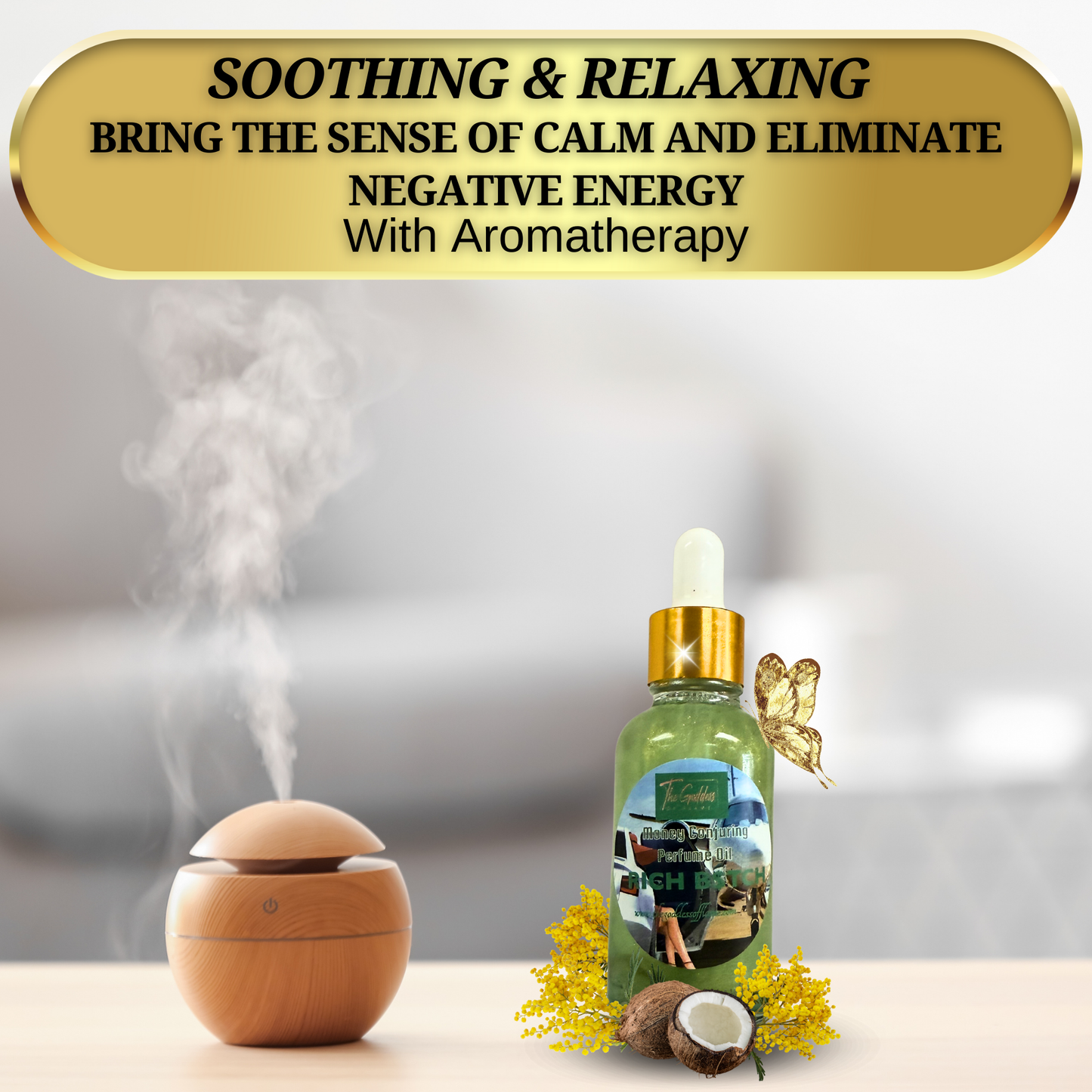 Rich B$tch Conjuring Oil - Manifest Wealth, Abundance, Luxury life & Cash flow