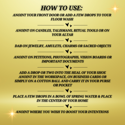 Get Money Drawing Anointing Oil Dropper - Cash Flow, Abundance & Wealth Rituals