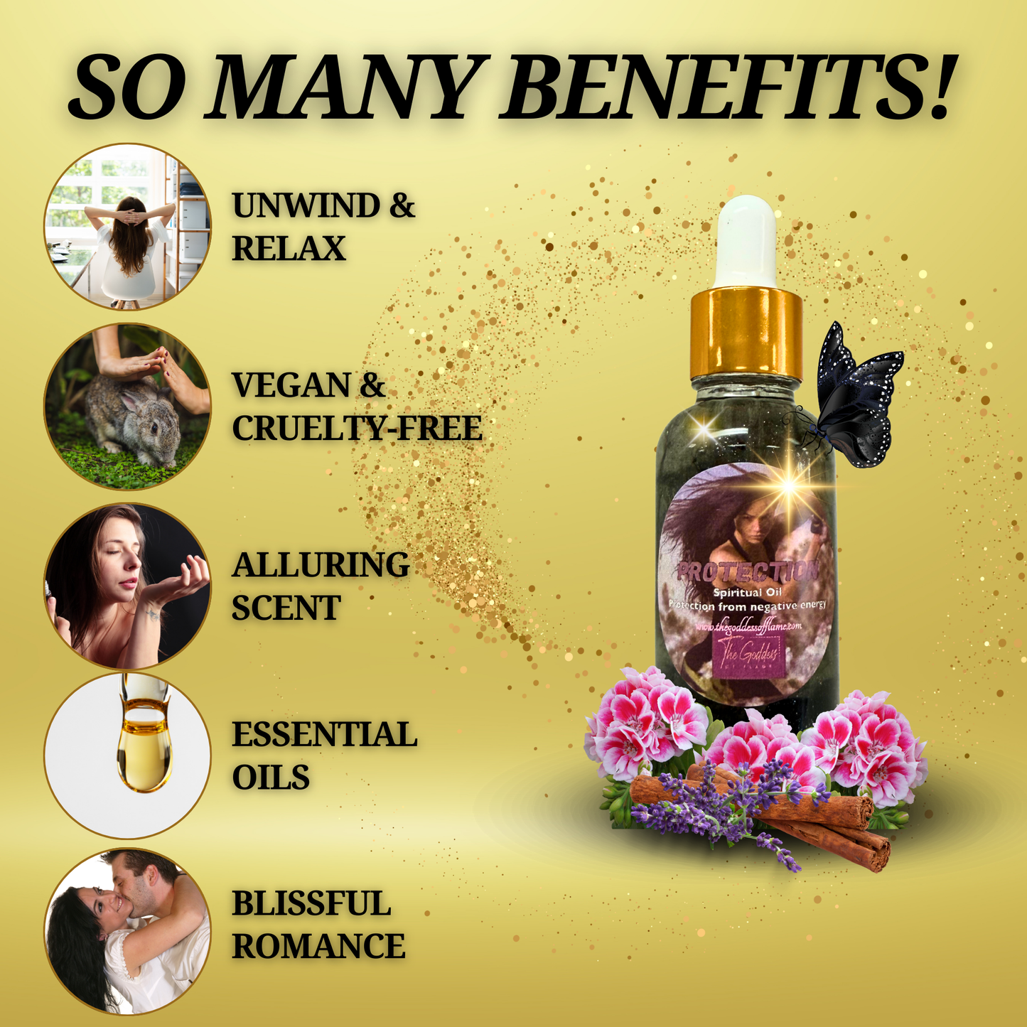 Spiritual Oil Dropper for Energy Cleansing, Banishing, and Protection