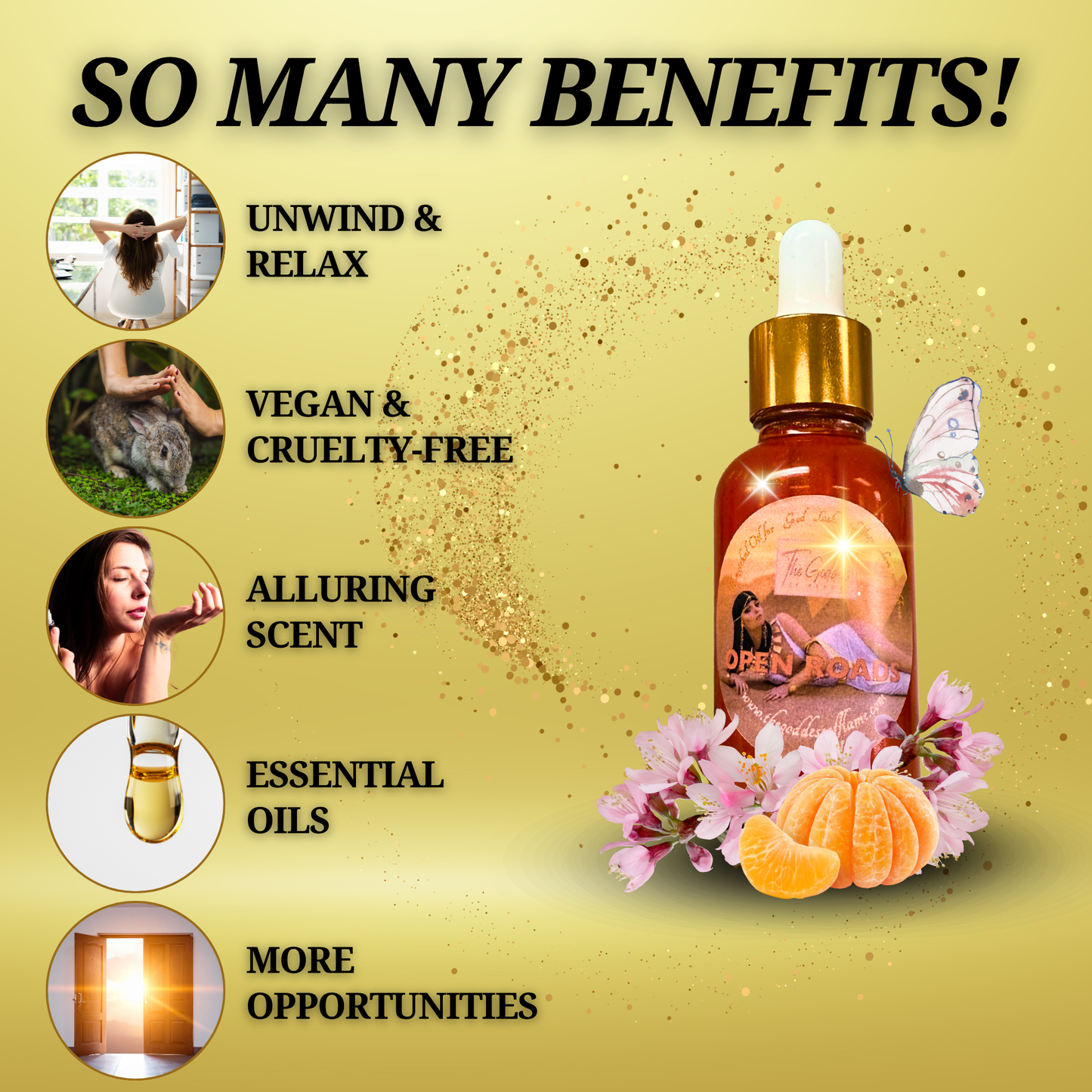 Handmade open roads ritual oil by The Goddess Of Flame