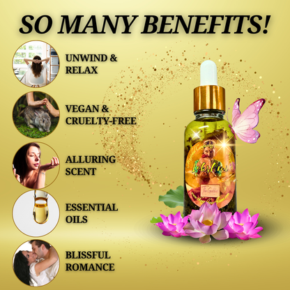 Wiccan and Pagan Lakshmi Oil for abundance and manifestation