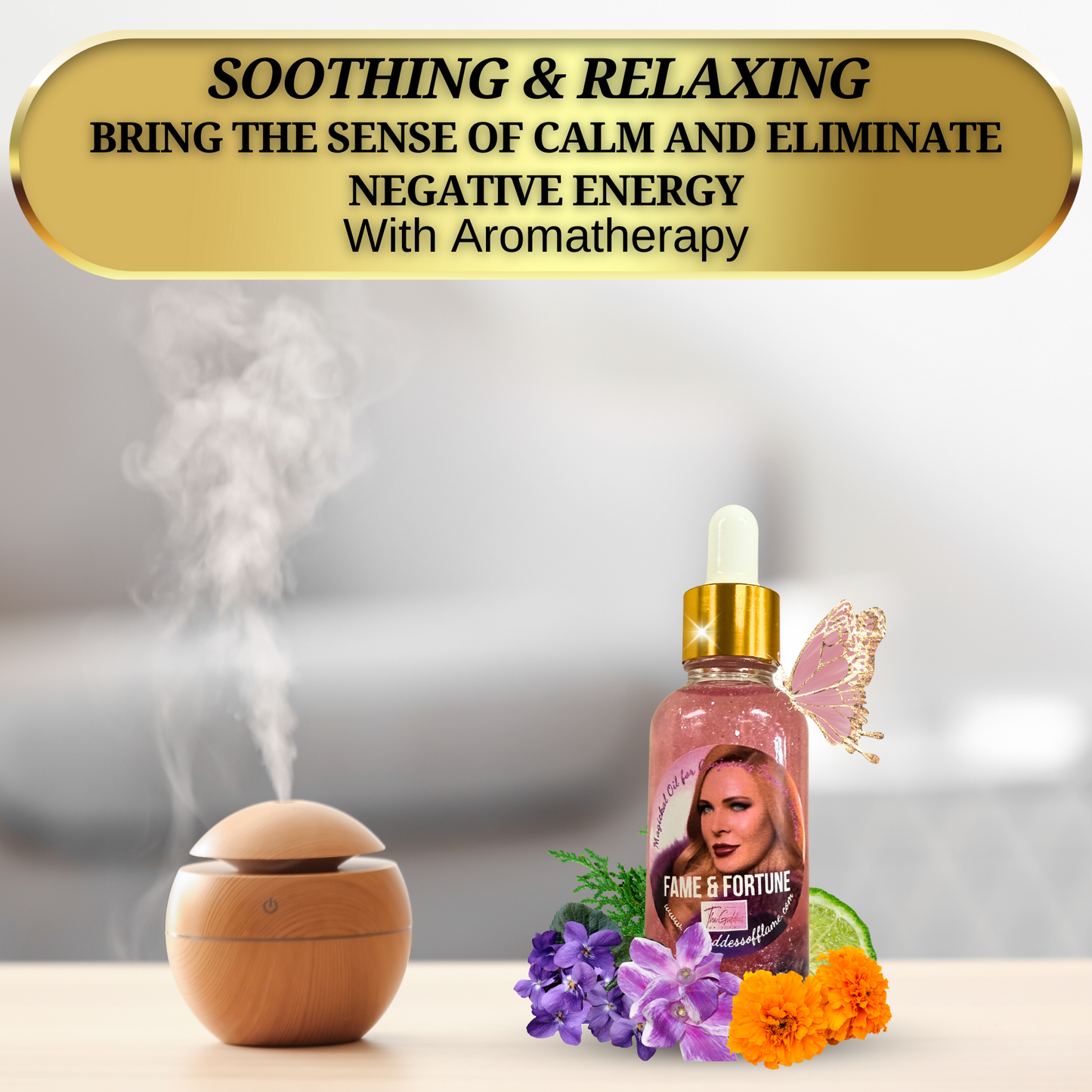 Fame & Fortune Conjuring Oil - Manifest Abundance, Success & Fame