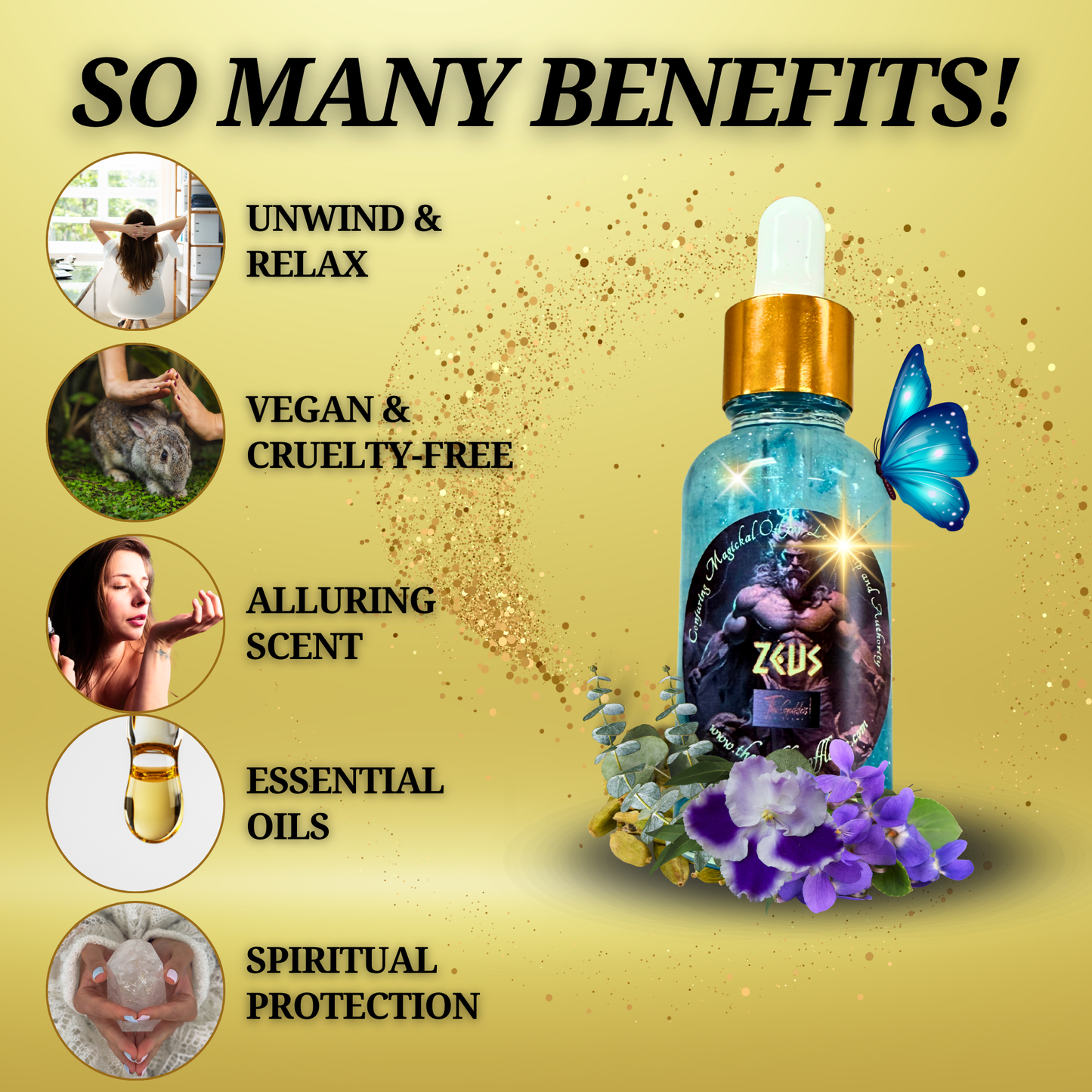 Spiritual oil for divine masculine energy and leadership