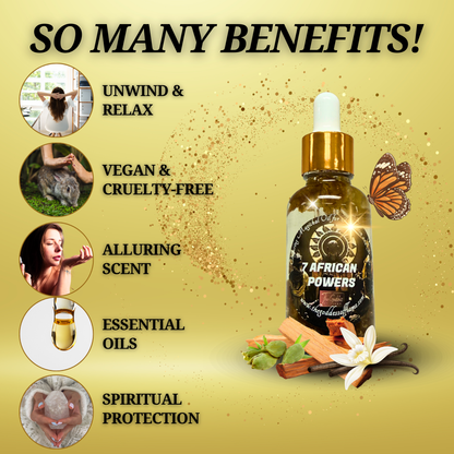 Handmade seven african powers oil by The Goddess Of Flame