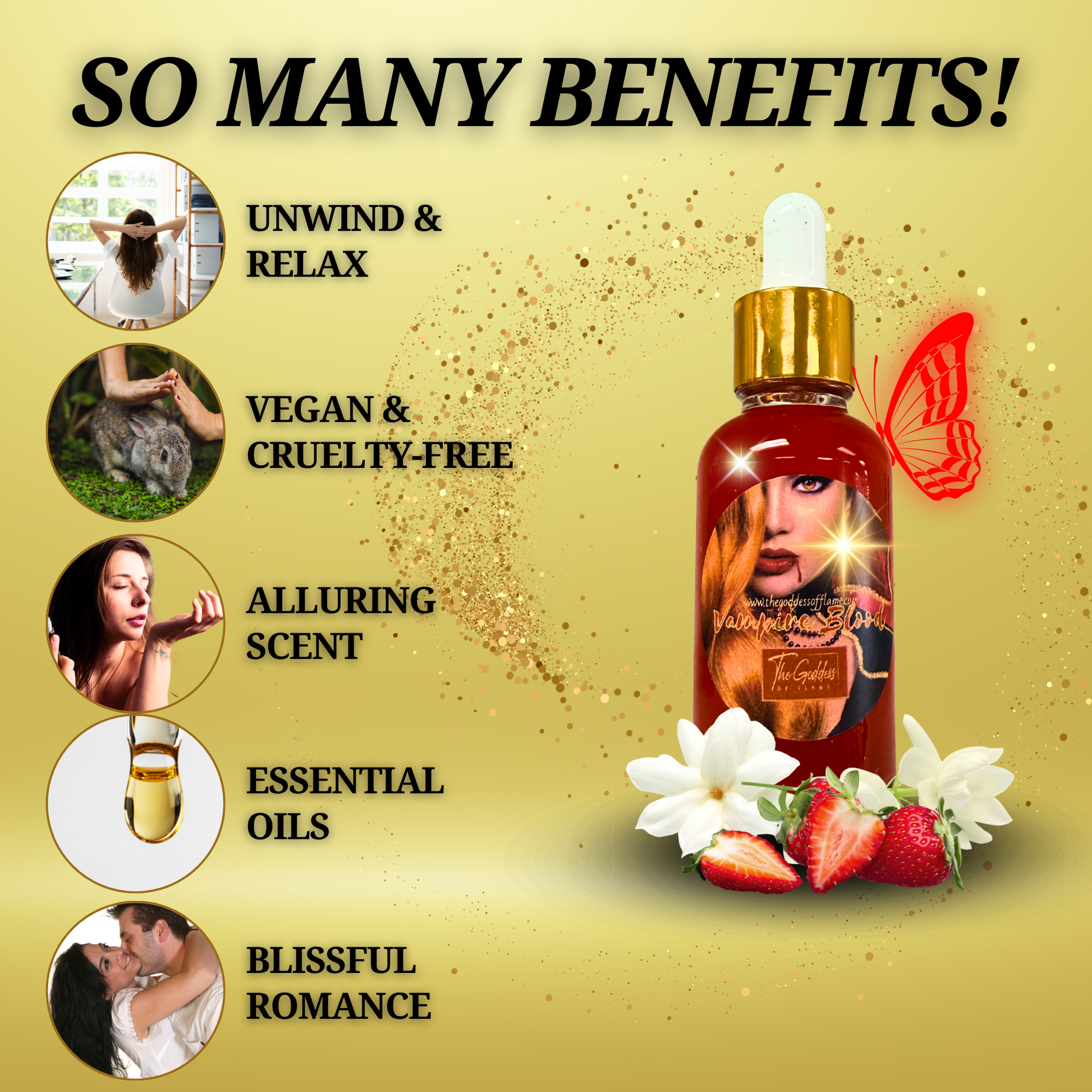 Wiccan and Pagan Vampire Blood Oil for shadow work