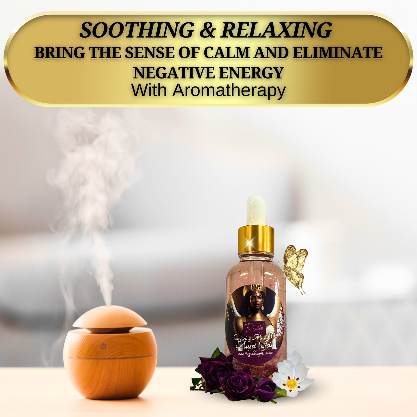 Auset (Isis) Conjuring Oil - Egyptian Goddess Of Magick, Healing & Protection