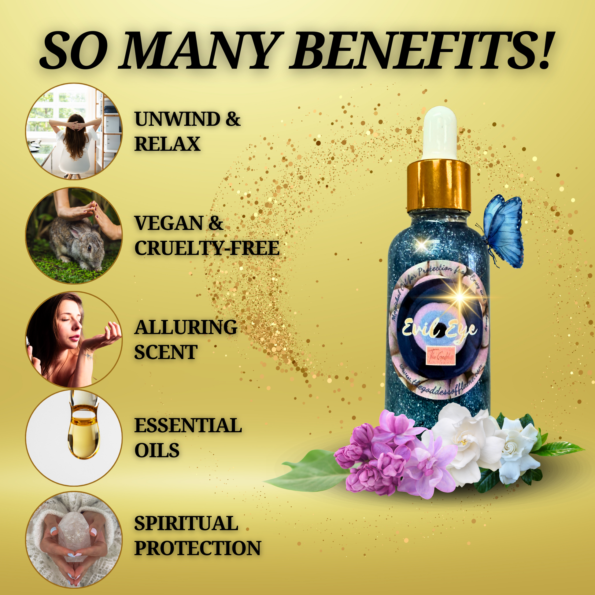 Evil Eye Oil Dropper for Energy Shielding and Spiritual Defense