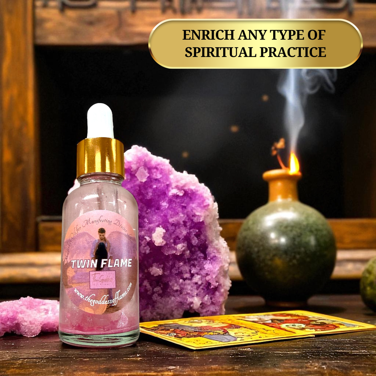 Conjure oil for love manifestation and soulmate attraction
