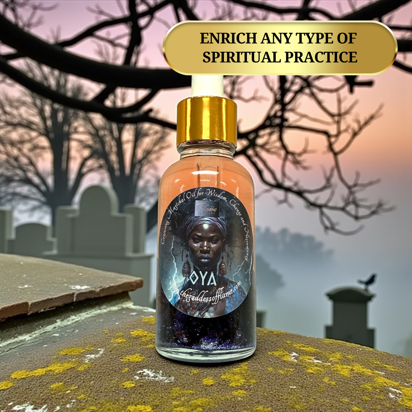 Handmade Oya spiritual oil by The Goddess Of Flame