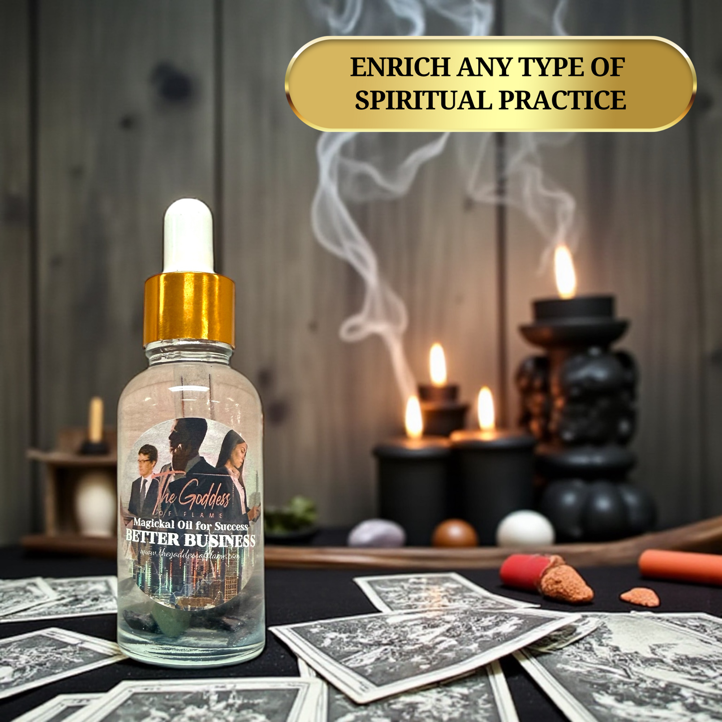 Money attraction oil dropper for entrepreneurs
