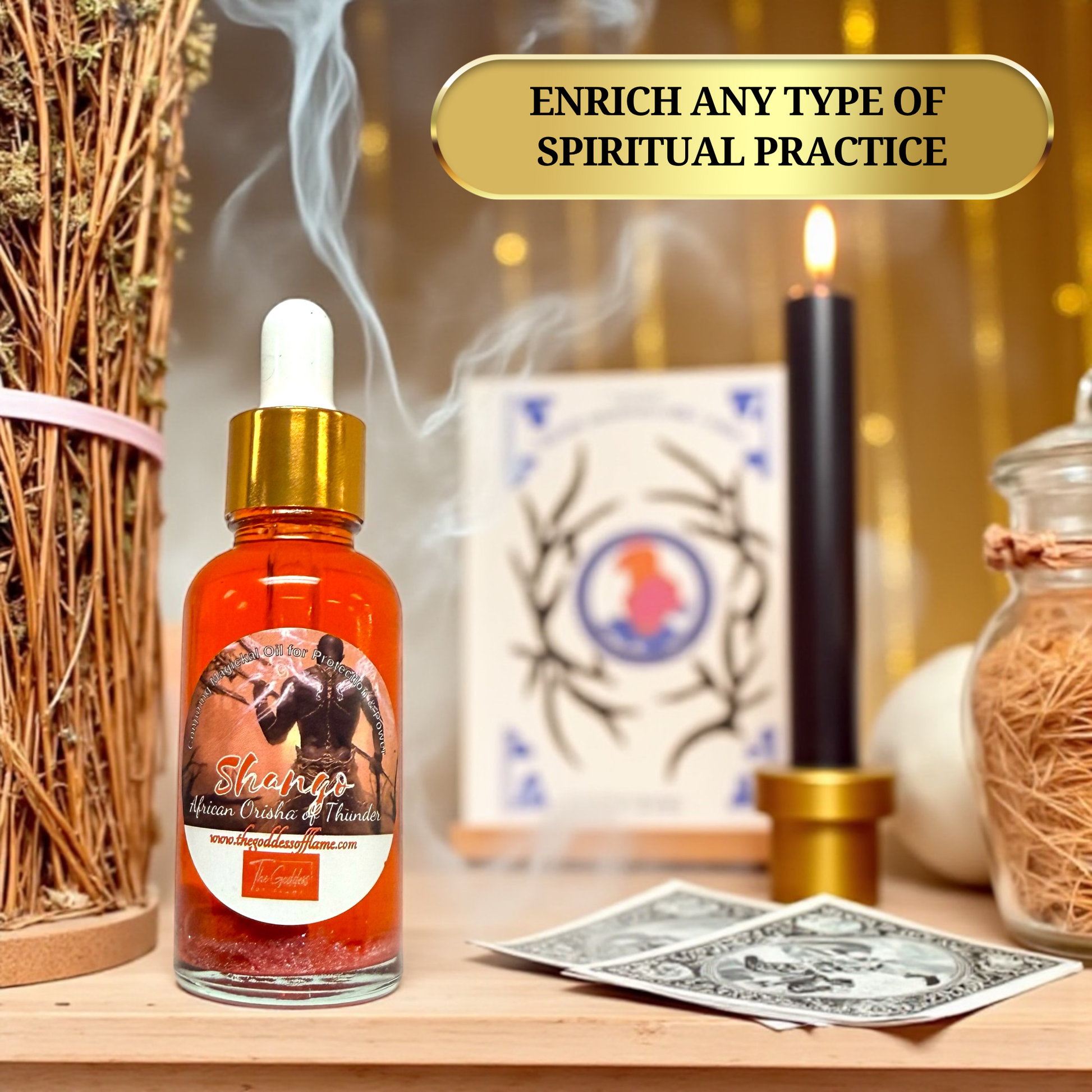 Handmade Shango spiritual oil by The Goddess Of Flame
