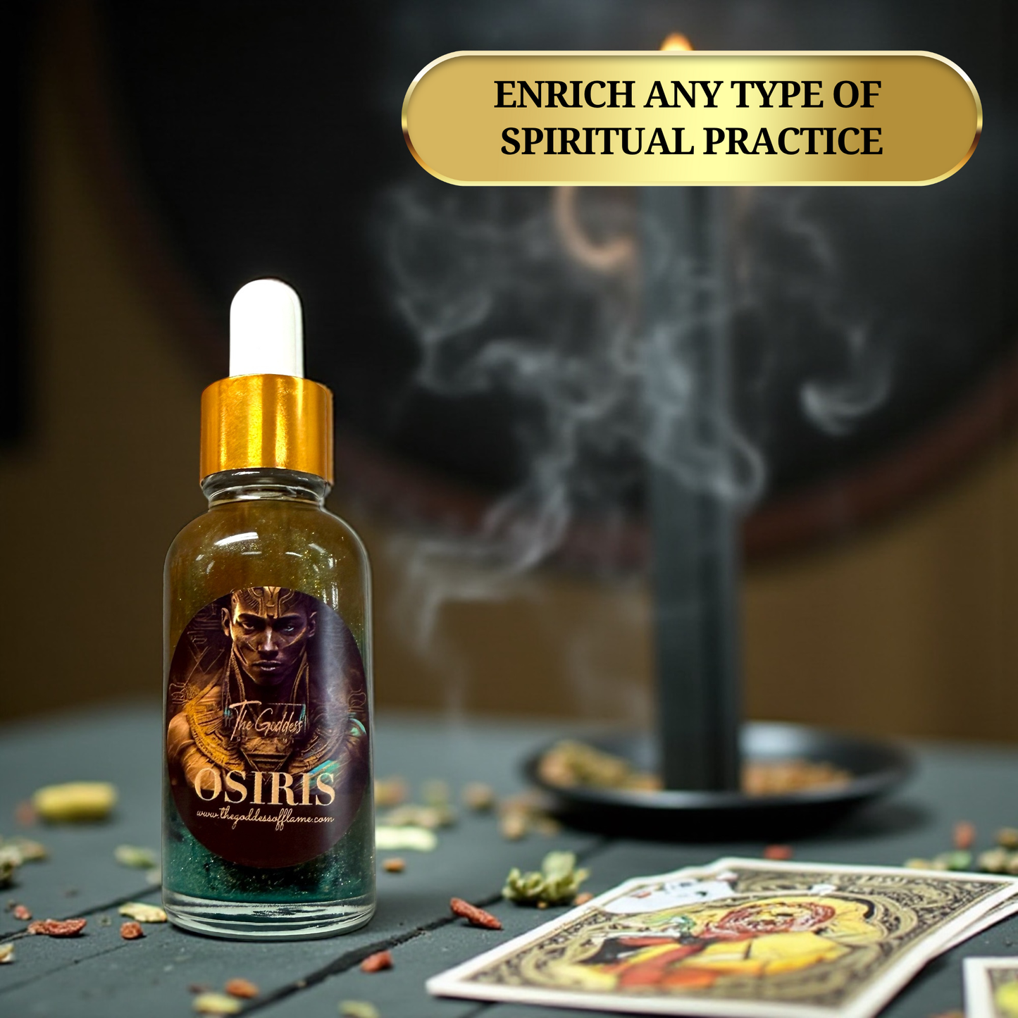 Handcrafted Osiris Oil for ritual and magickal use