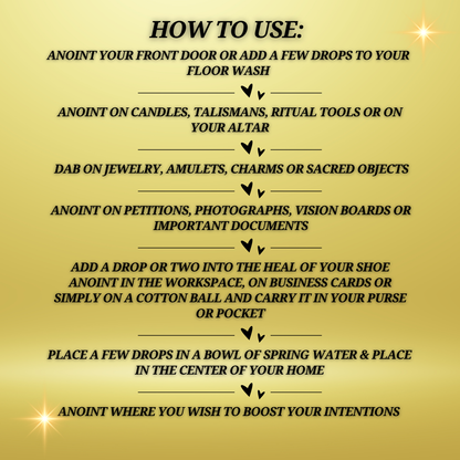 Do As I Say domination oil for intention setting and candle dressing