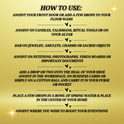 Spiritual justice oil for petition and candle dressing