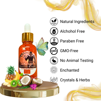 Metaphysical Shango oil for strength and victorious energy
