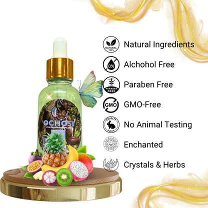 Applying Ochosi oil dropper before court or meeting
