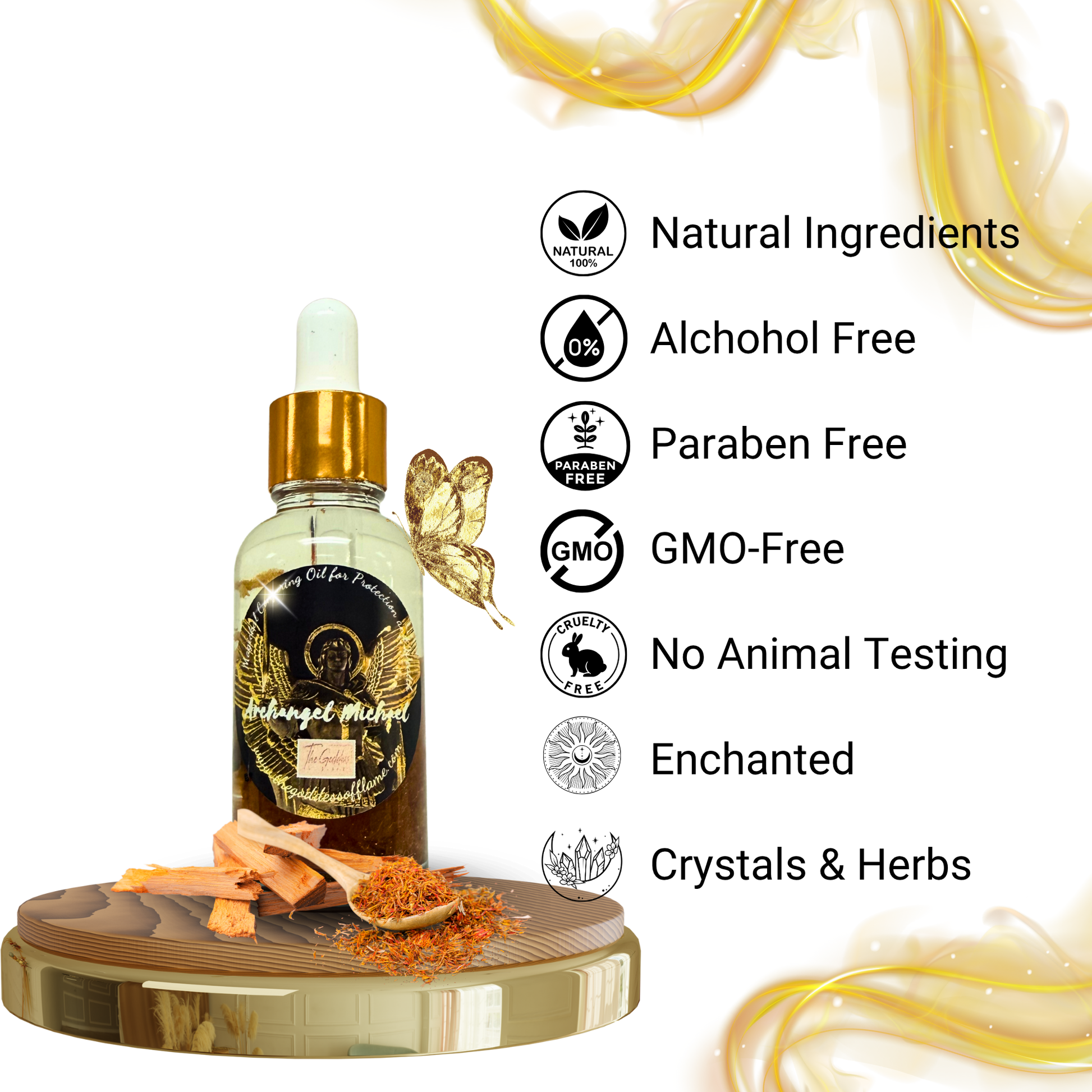 Metaphysical Archangel Michael oil for prayer and shielding