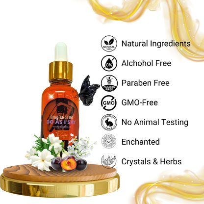 Metaphysical ritual oil dropper for personal power and spiritual practice
