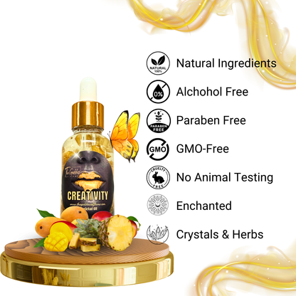 Focus and imagination oil dropper for manifestation