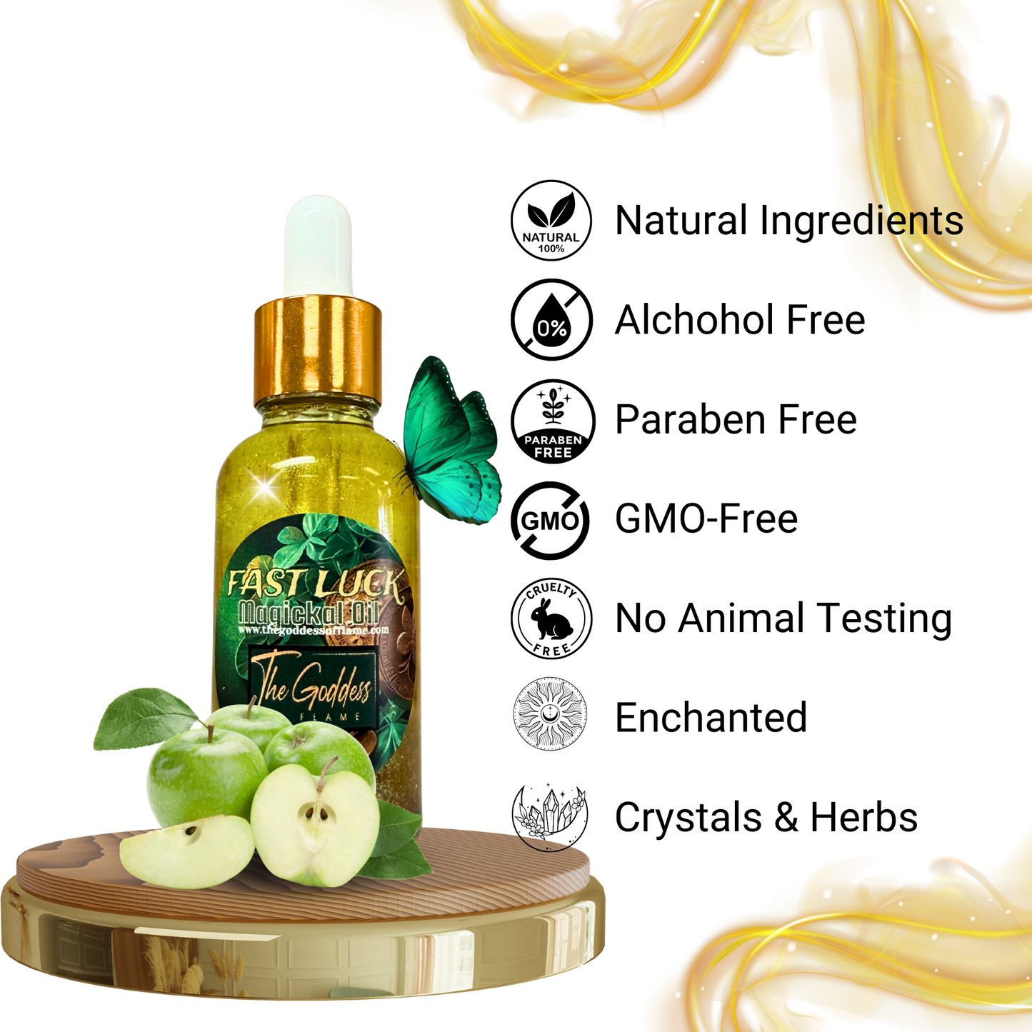 Fast Luck Oil – Ritual & Anointing Oil for Prosperity, Love & Good Fortune