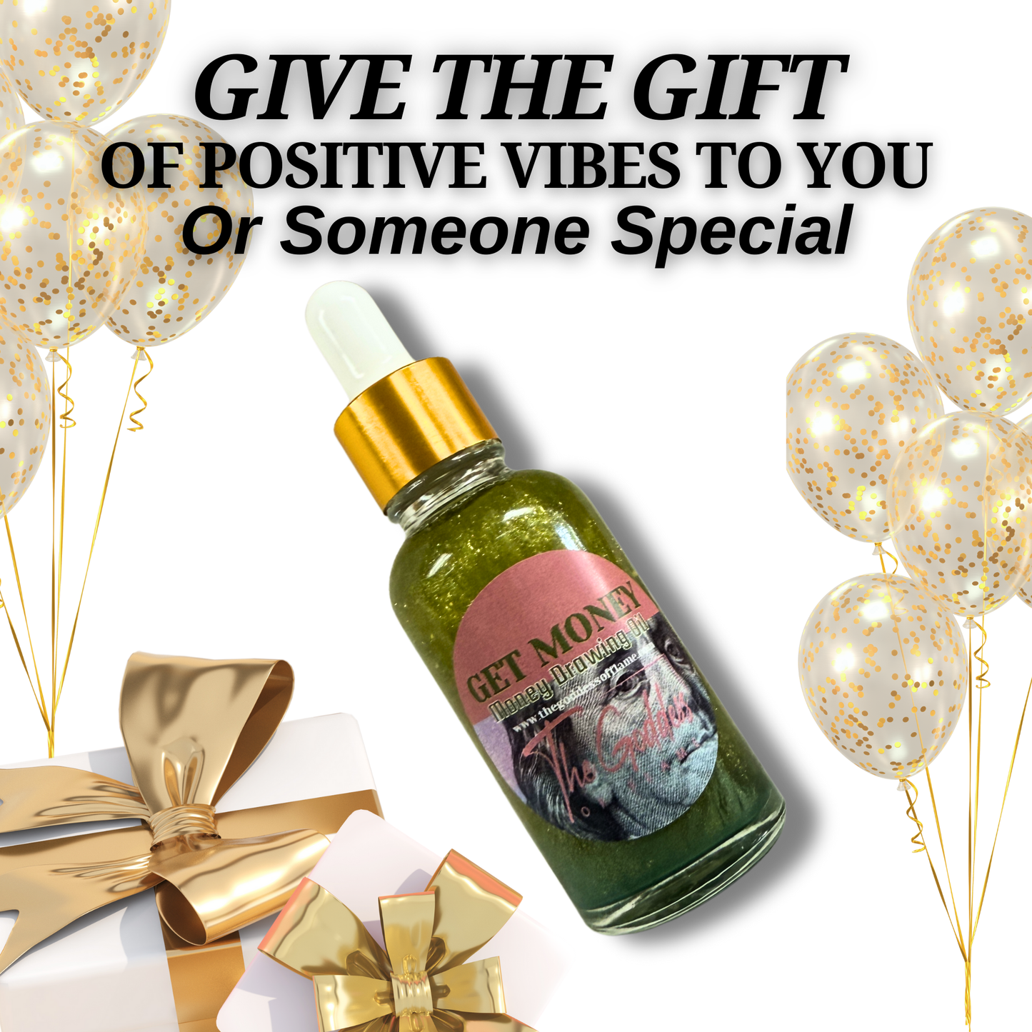 Get Money Drawing Anointing Oil Dropper - Cash Flow, Abundance & Wealth Rituals