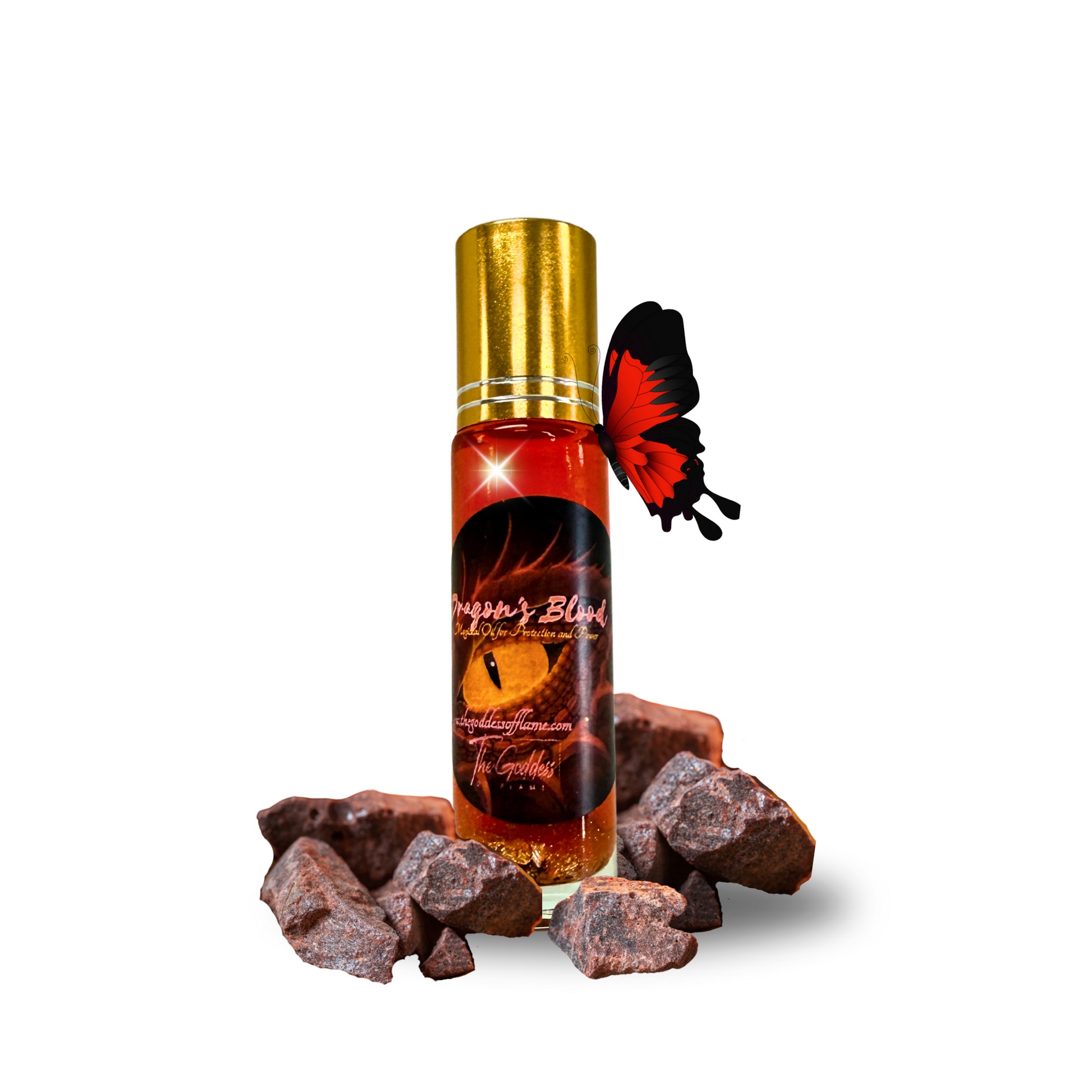 Dragon’s Blood Roll-On Oil for Protection, Banishing, and Ritual Spellwork