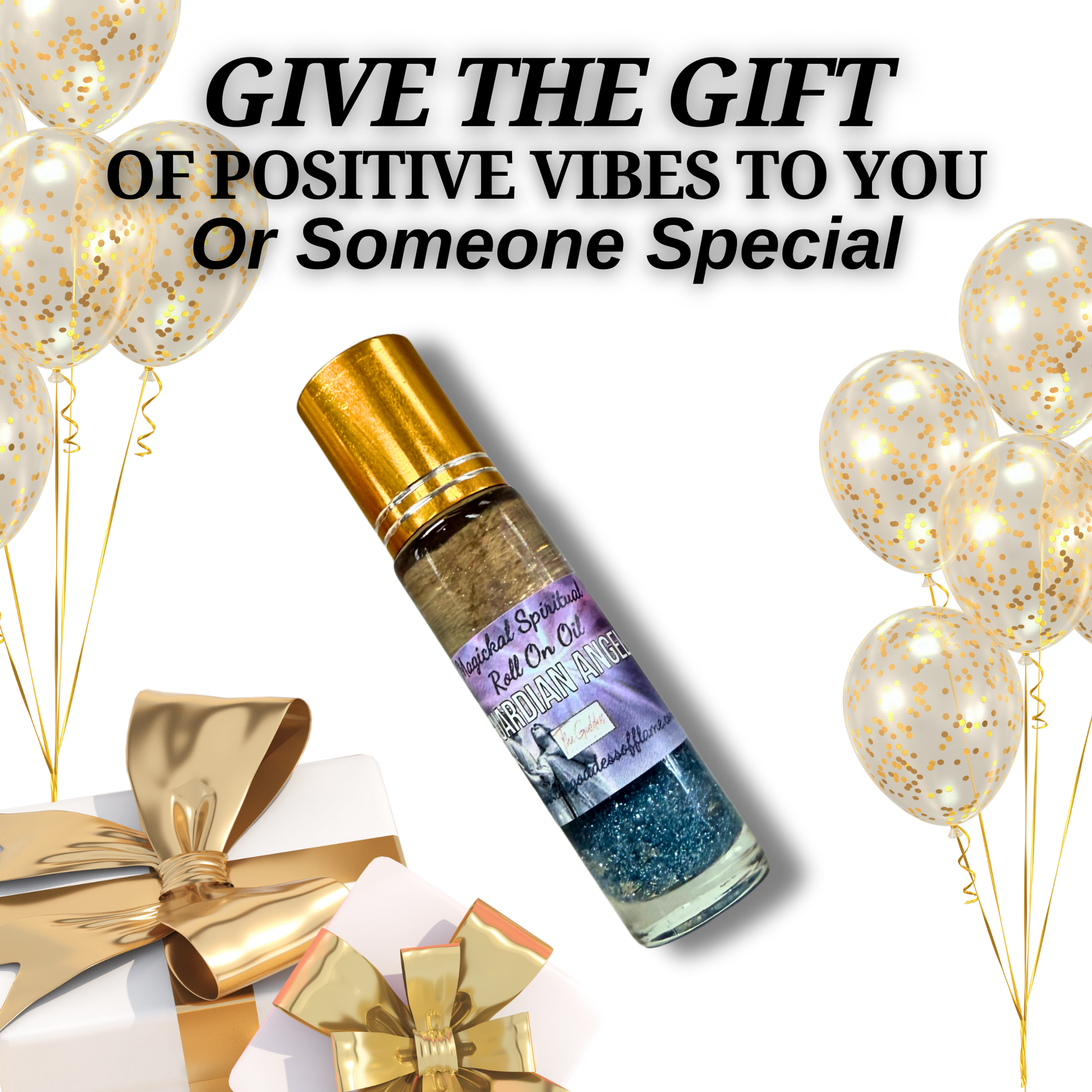 Angel altar oil with candle and prayer beads