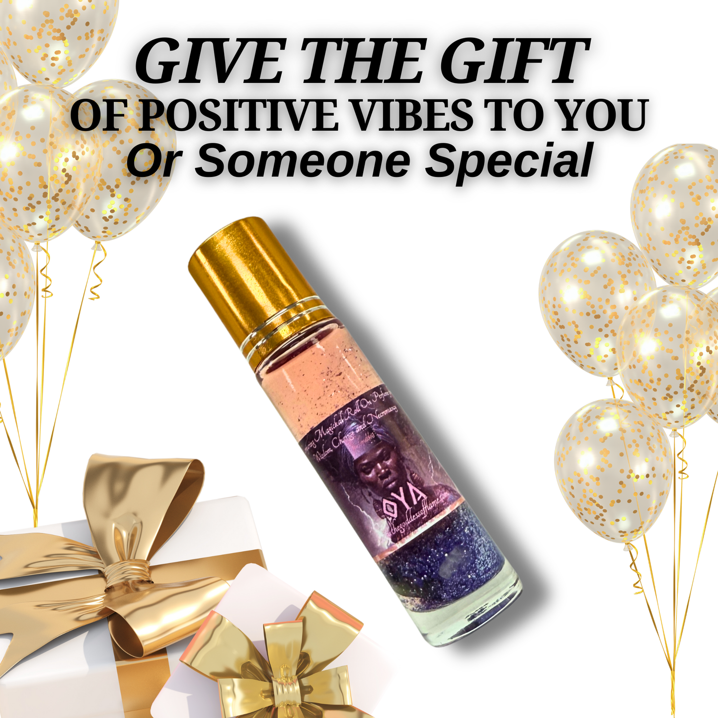 Oya altar oil with candle and spiritual tools