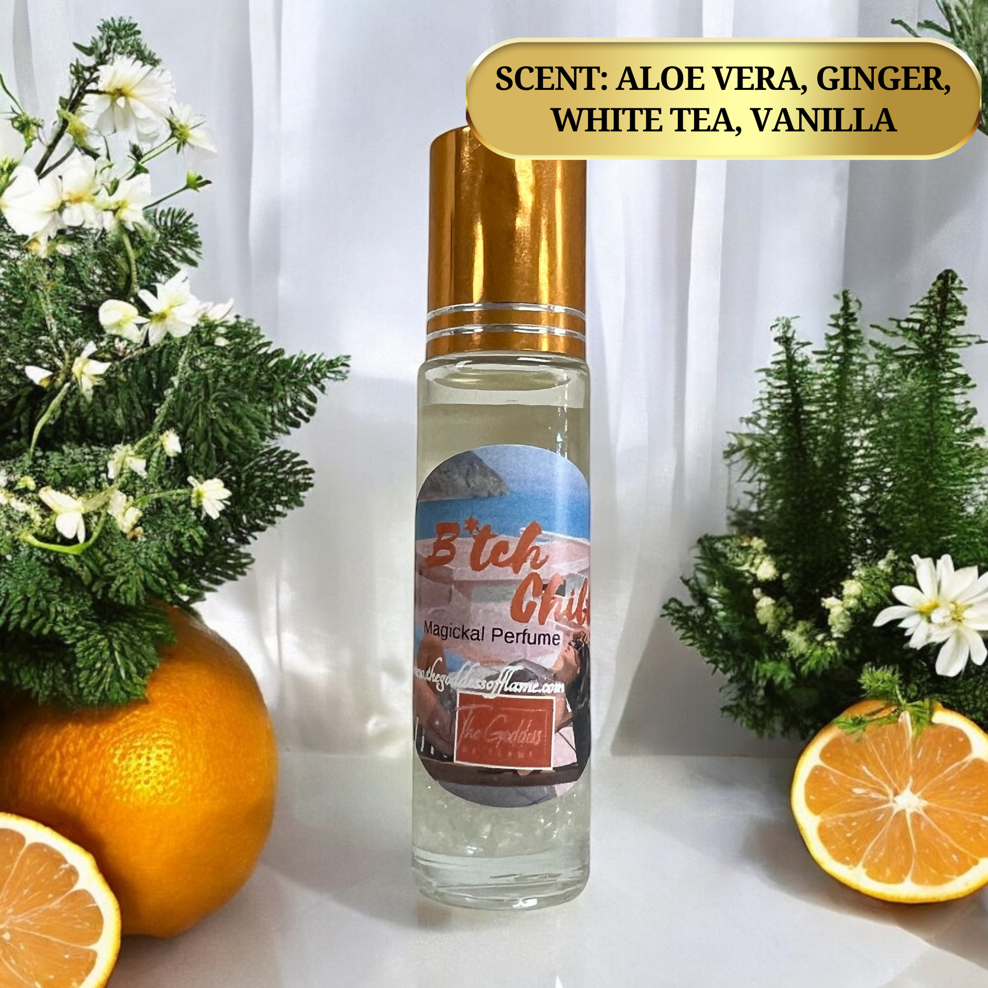 Calming roll-on oil designed to ease tension and promote calm