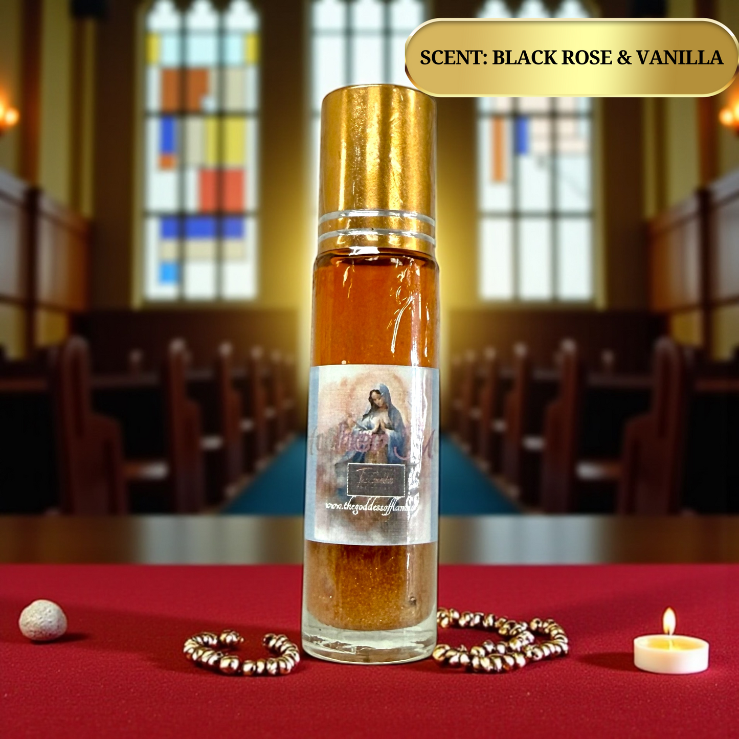 Sacred Devotional Oil Honoring Mother Mary
