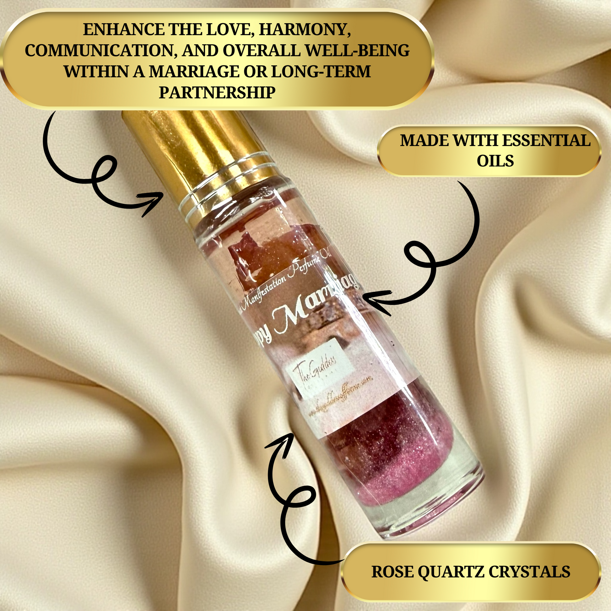 The Goddess of Flame Happy Marriage Roll-On Oil – Spiritual Love and Harmony Tool